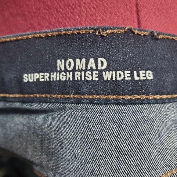 Nicole Miller New York Nomad Super High Rise Wide Leg Womens Jeans Size 14 - Picture 6 of 8